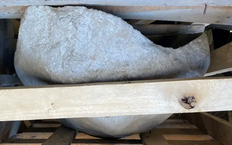 Pot for water, naturalshape about 70x 50x 30cm Height 